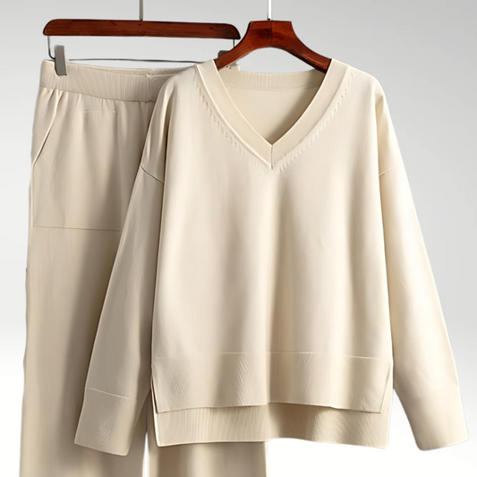 Ravora Paris™ | Luxe Ensemble deux pièces col V