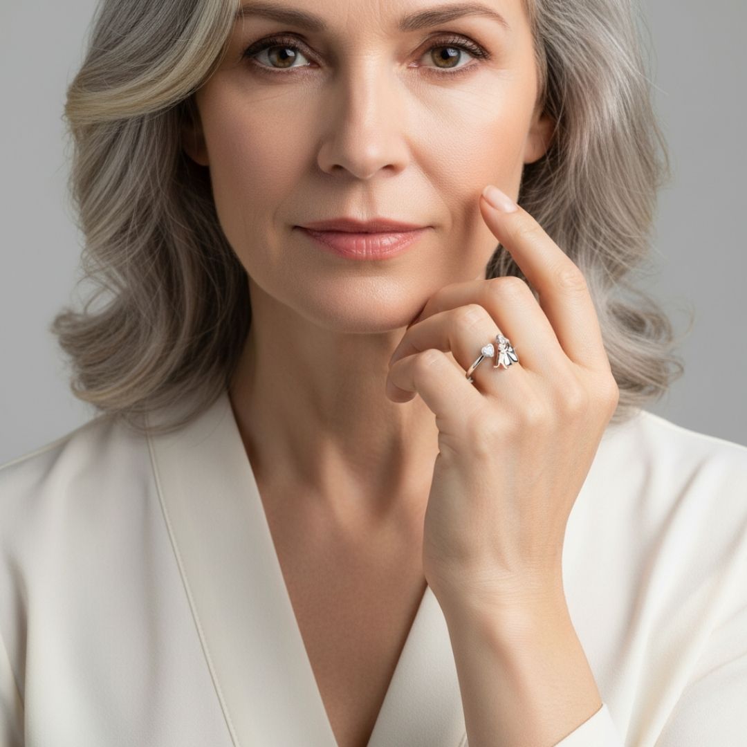 Ravora Paris™ | Bague Icône Chien (Rose)