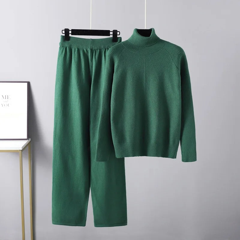 Ravora Paris™ | Ensemble deux pièces Lounge en tricot torsadé