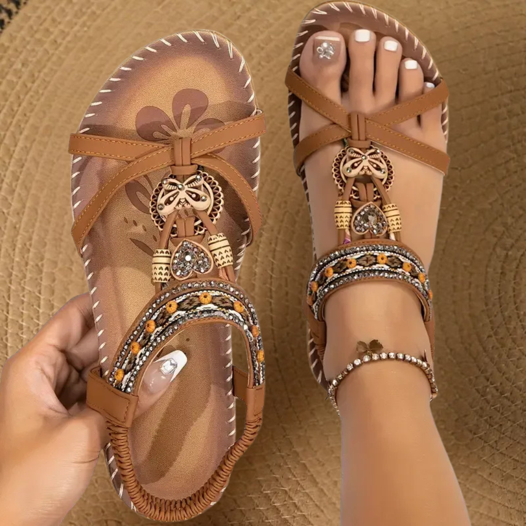 Ravora Paris™ | Sandales Style Ibiza Alliant Confort et Élégance