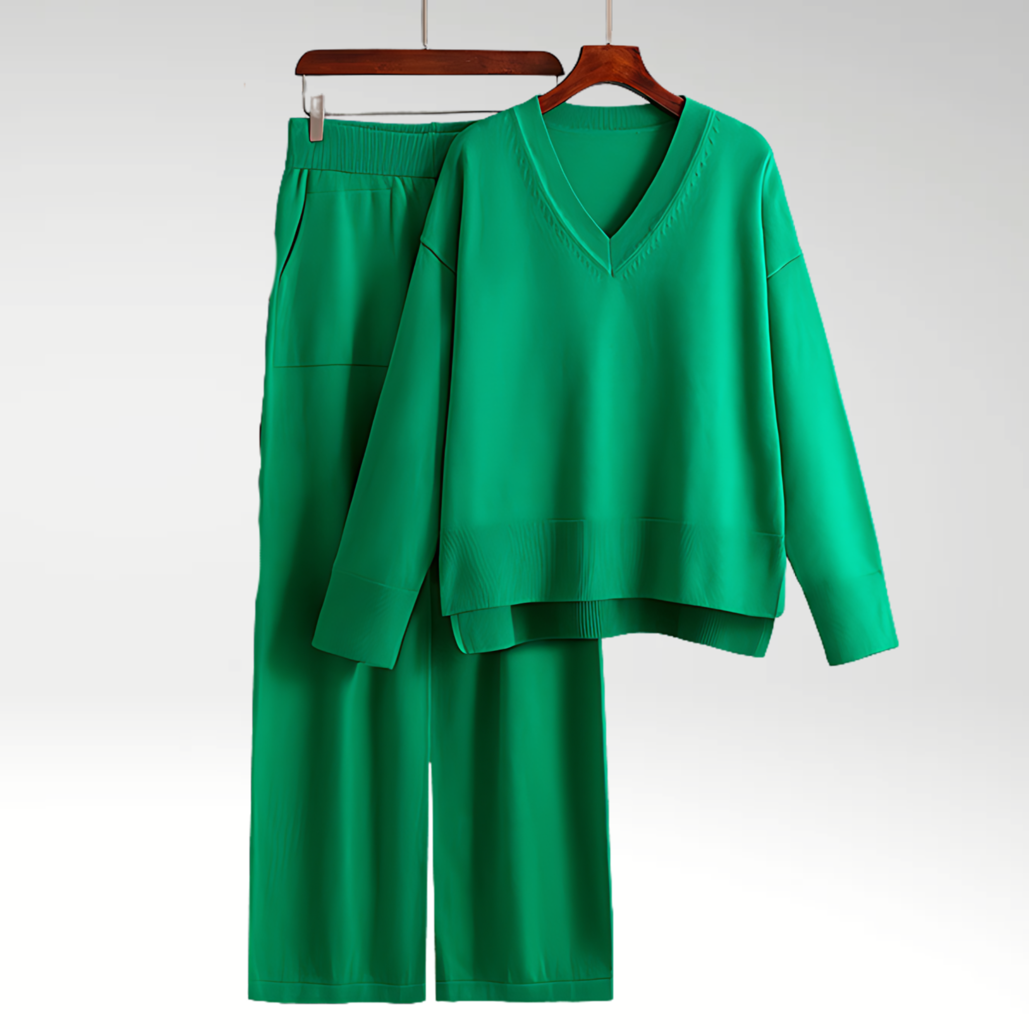 Ravora Paris™ | Luxe Ensemble deux pièces col V