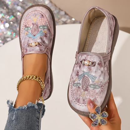 Ravora Paris™ | Chaussures Confortables Décontractées Brodées