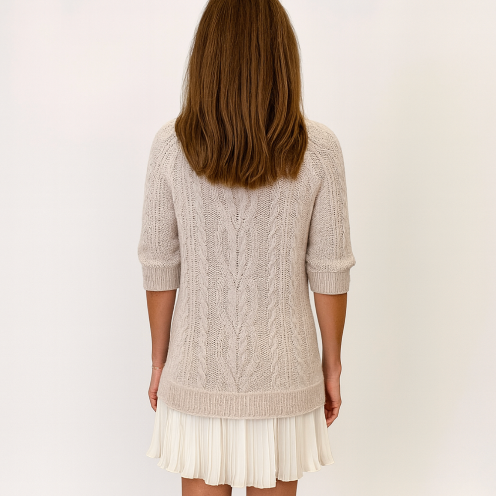 Ravora Paris™ | Robe Élégance Maille & Plissé