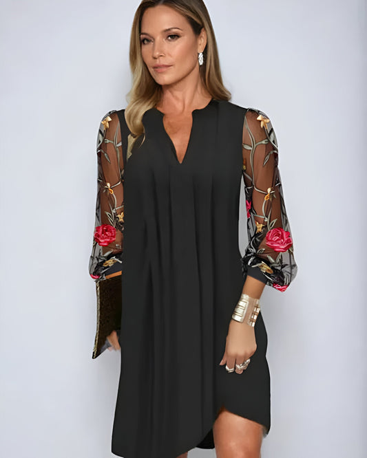 Ravora Paris™ | Robe Longue Élégance Brodée