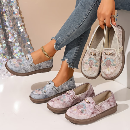 Ravora Paris™ | Chaussures Confortables Décontractées Brodées