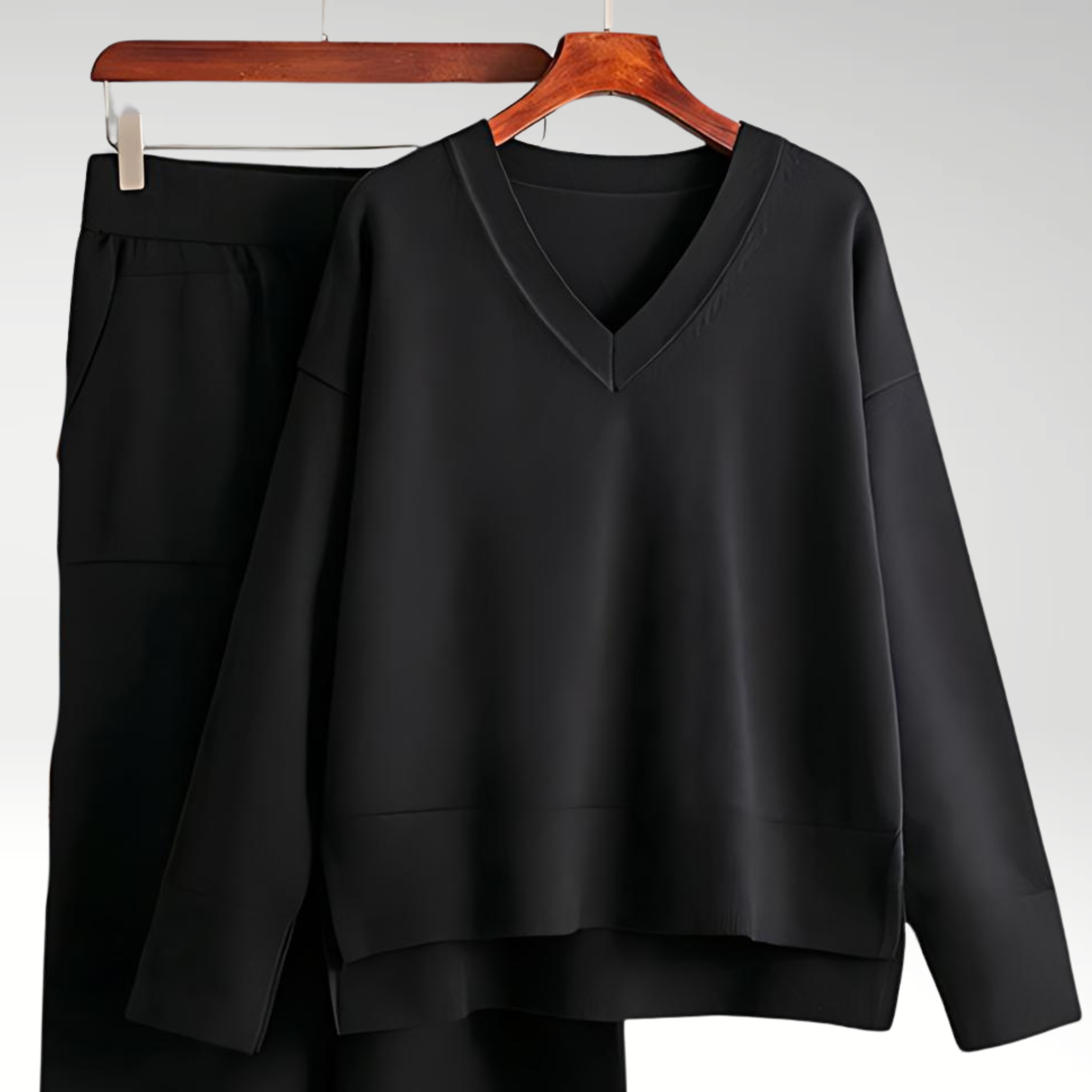 Ravora Paris™ | Luxe Ensemble deux pièces col V