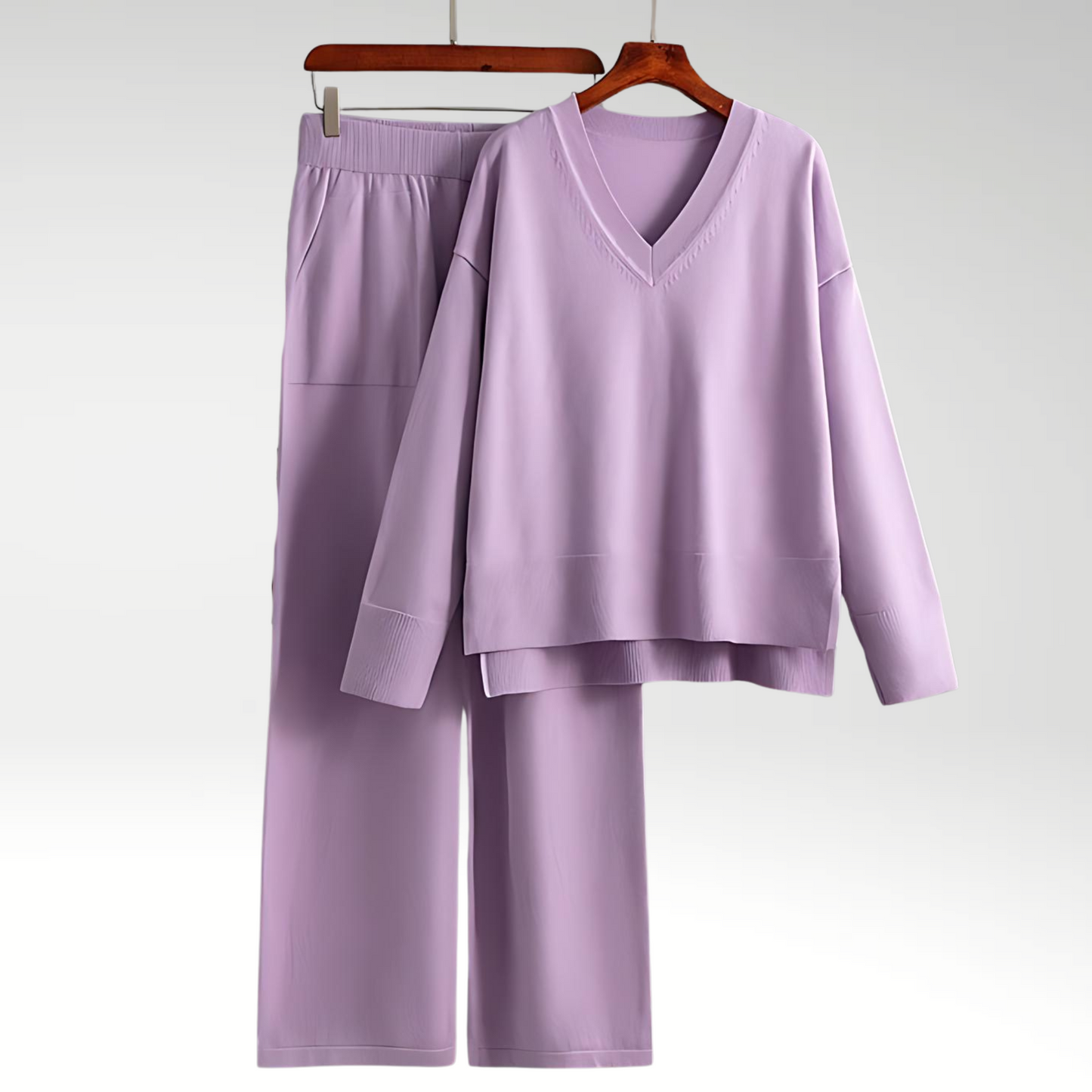 Ravora Paris™ | Luxe Ensemble deux pièces col V