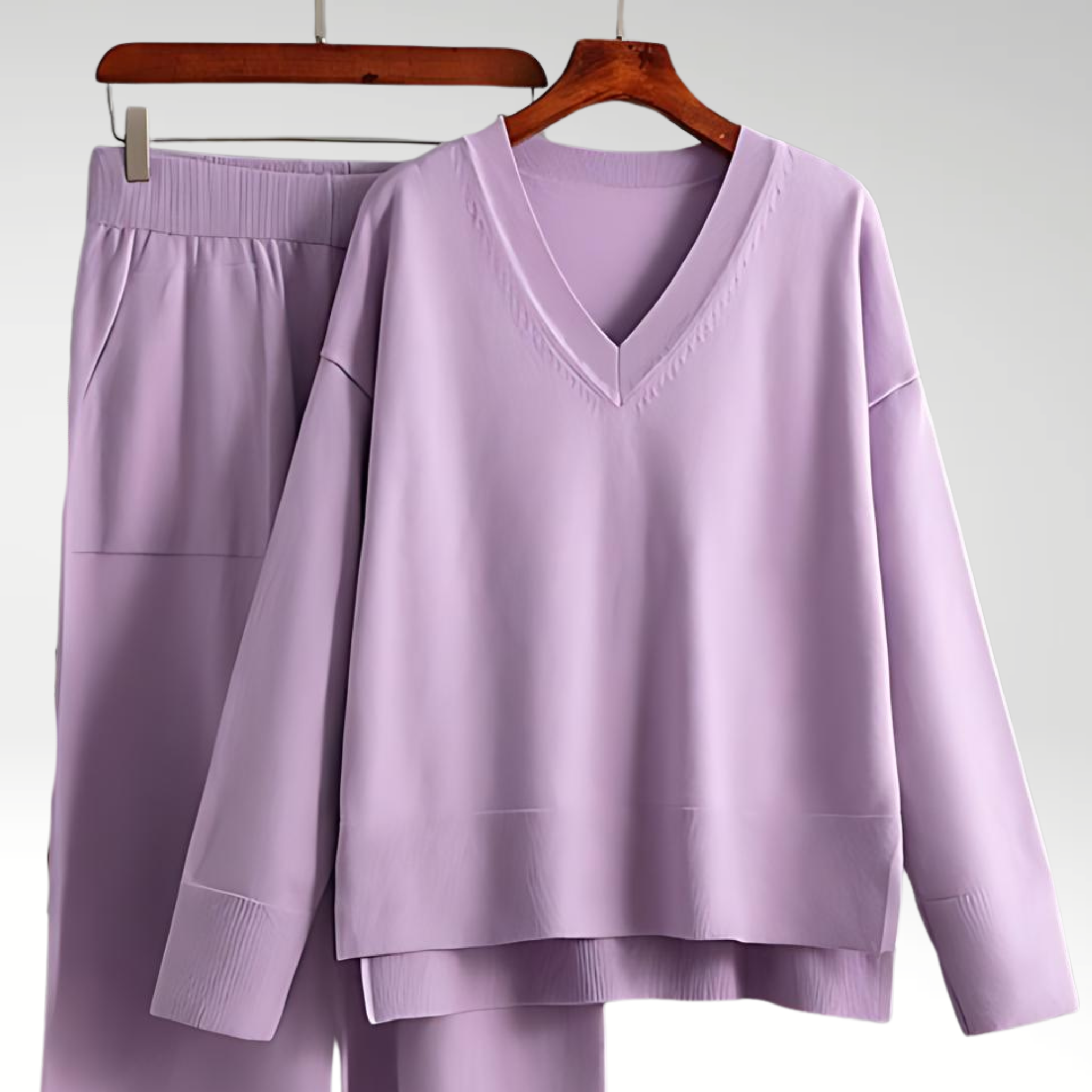 Ravora Paris™ | Luxe Ensemble deux pièces col V