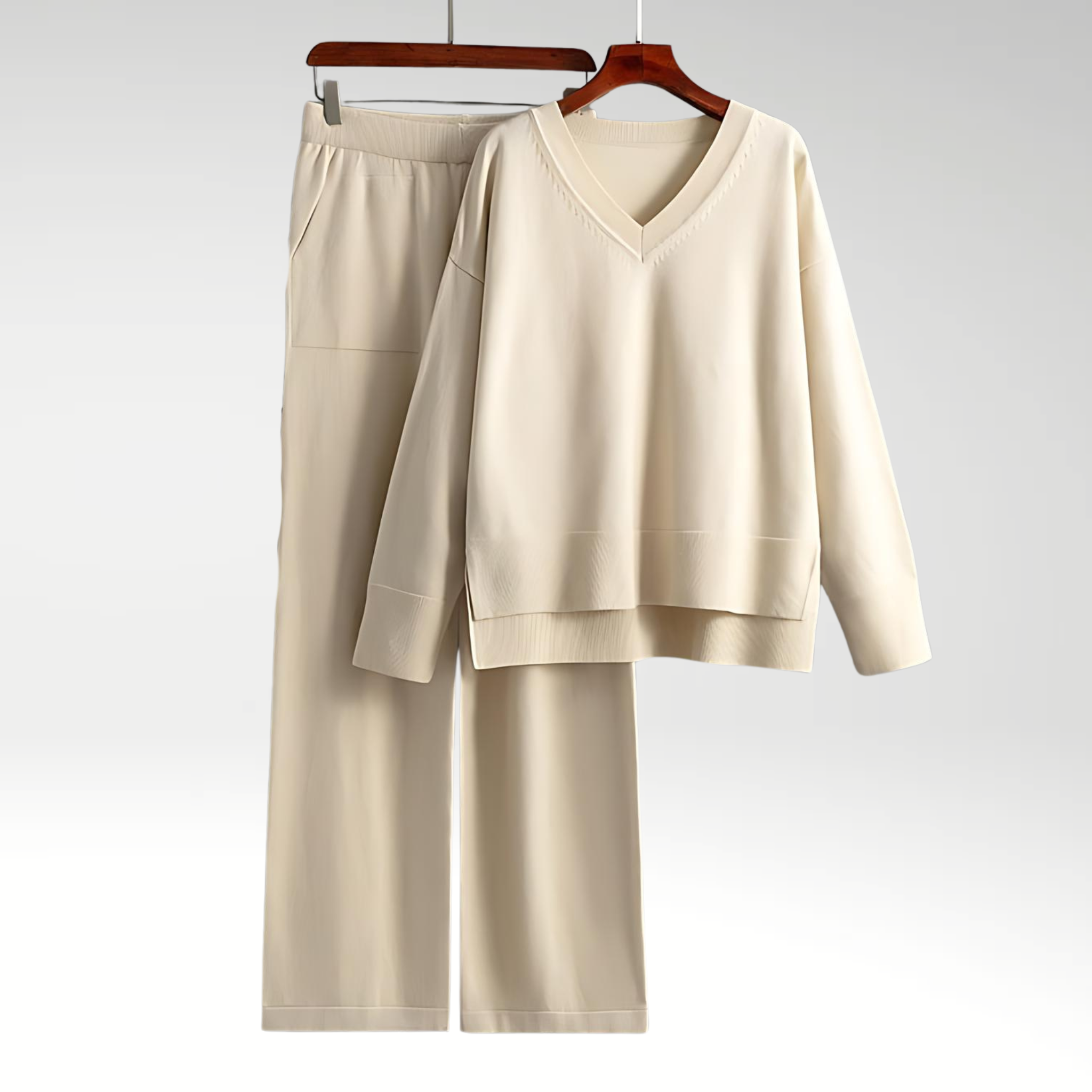 Ravora Paris™ | Luxe Ensemble deux pièces col V