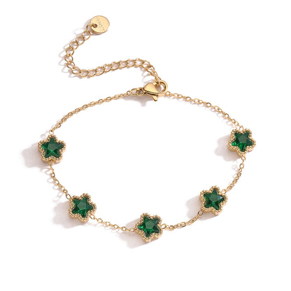 Ravora Paris™ | Bracelet Elégant Émeraude