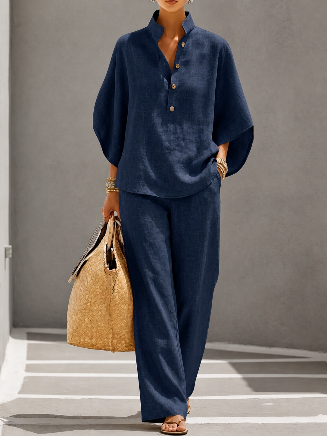 Ravora Paris™ | Ensemble Lin · Fluidité & Élégance Naturelle