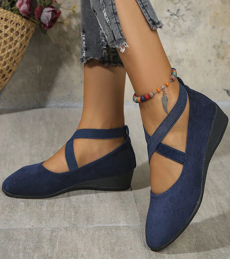 Ravora Paris™ | BALLERINES FERMÉES À SEMELLE COMPENSÉE