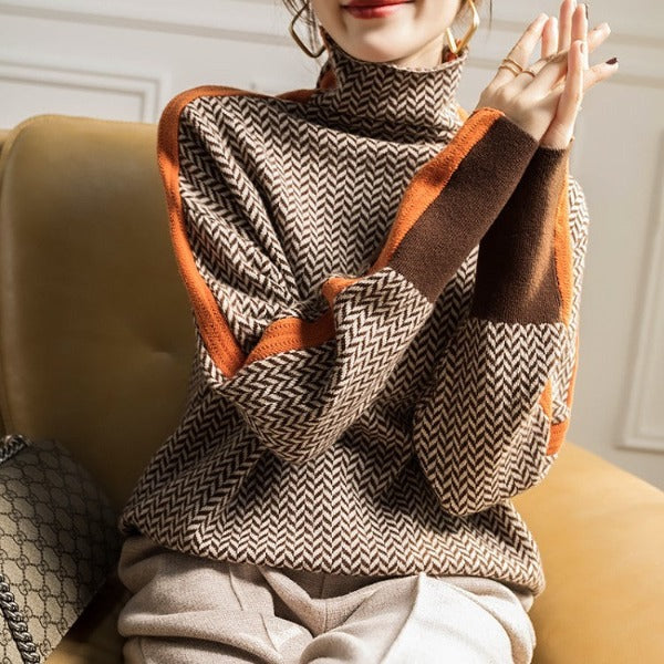 Ravora Paris™ | Pull Élégance Rayée