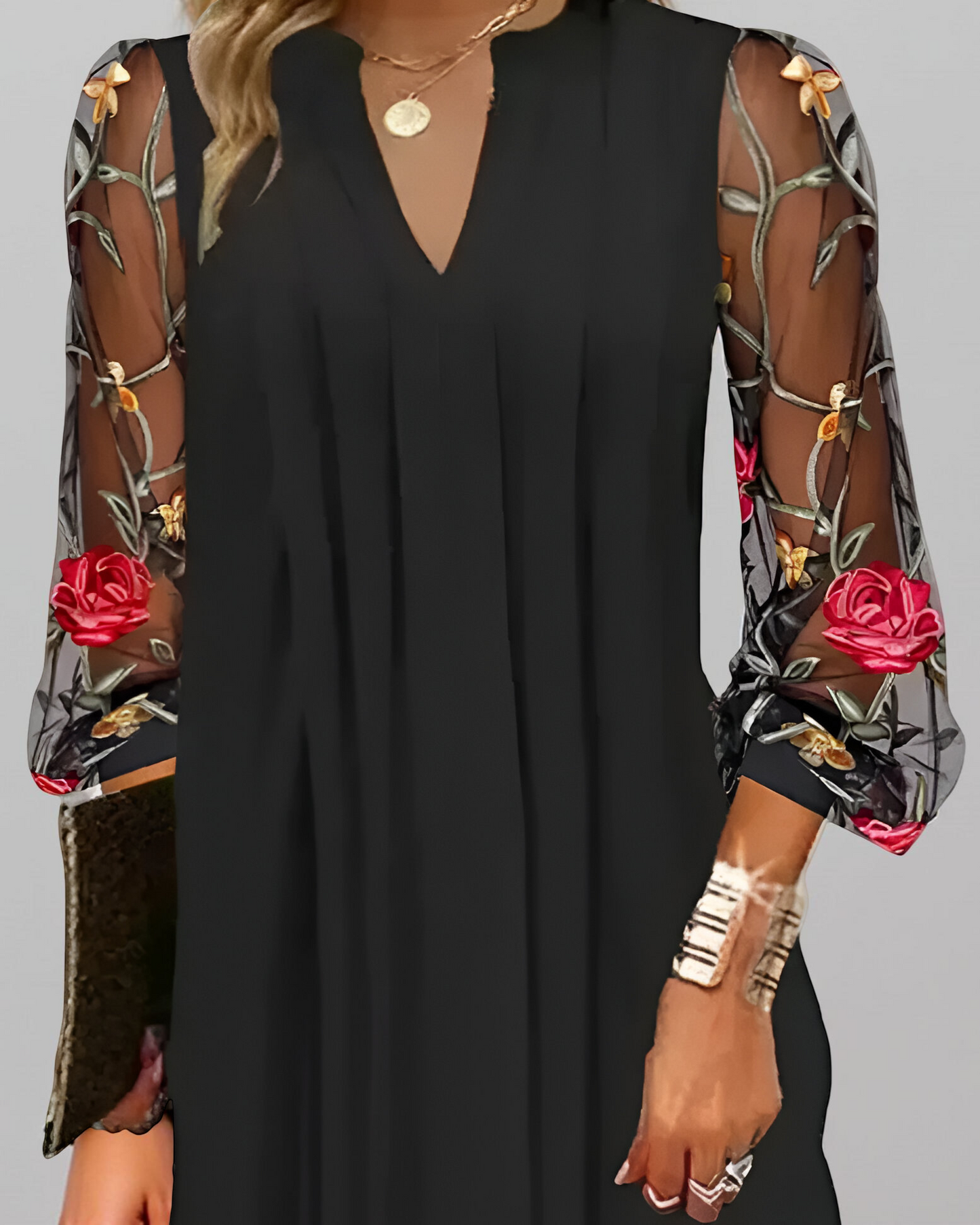 Ravora Paris™ | Robe Longue Élégance Brodée