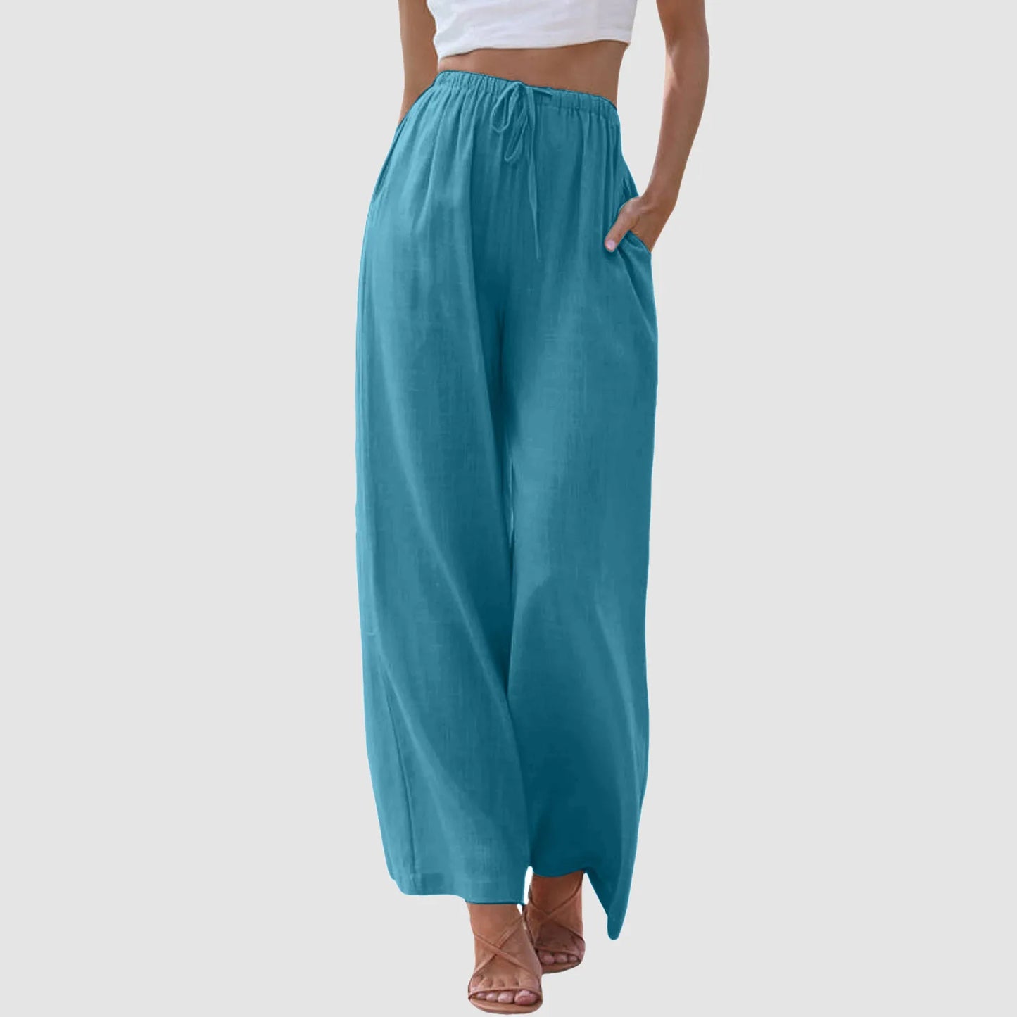 Ravora Paris™ | Pantalon taille haute à jambes larges