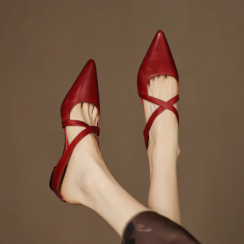Ravora Paris™ | Mules en Cuir Véritable