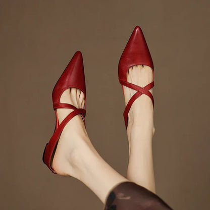Ravora Paris™ | Mules en Cuir Véritable