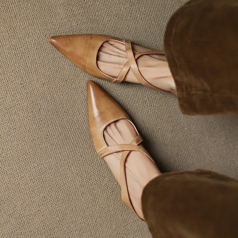 Ravora Paris™ | Mules en Cuir Véritable