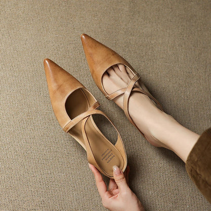 Ravora Paris™ | Mules en Cuir Véritable