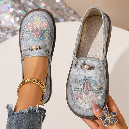 Ravora Paris™ | Chaussures Confortables Décontractées Brodées