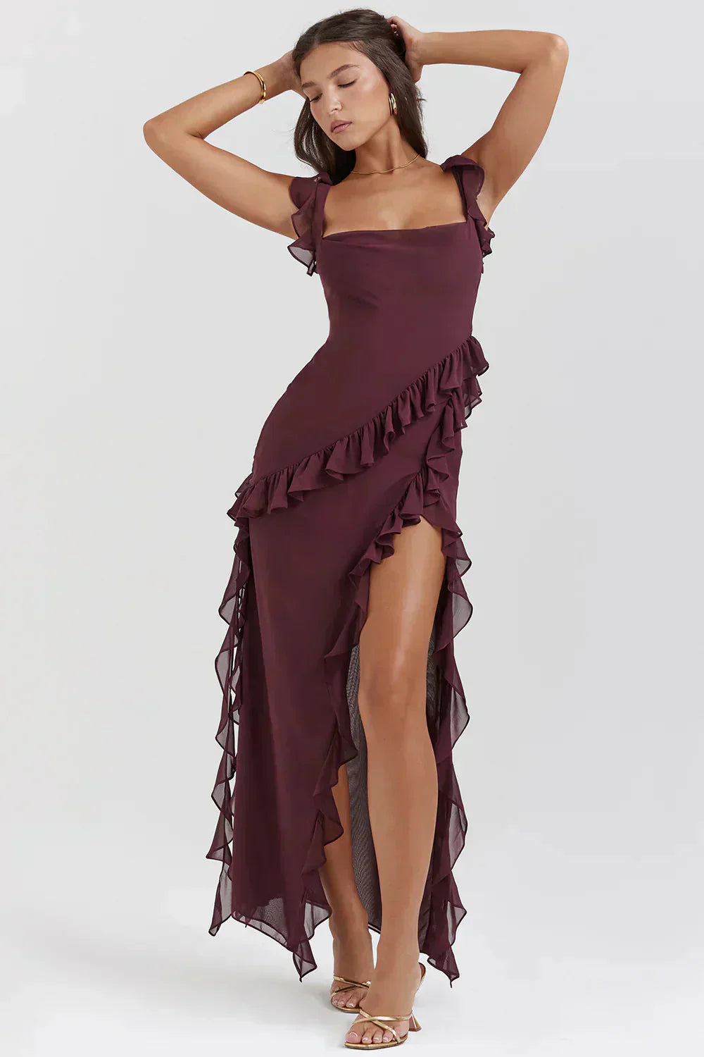 Ravora Paris™ | Robe élégante avec jambes ouvertes