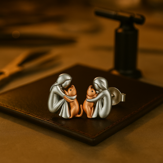 Ravora Paris™ | Boucles Icône Chat
