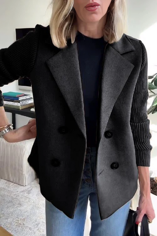 Ravora Paris™ | Blazer à Manches Tricotées