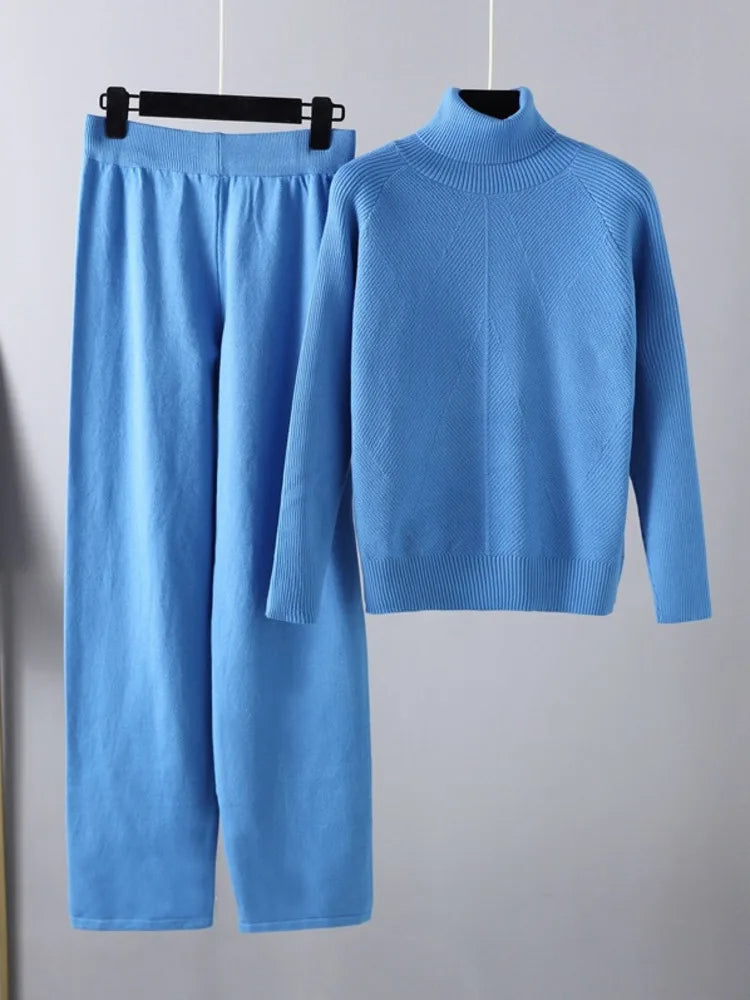 Ravora Paris™ | Ensemble deux pièces Lounge en tricot torsadé